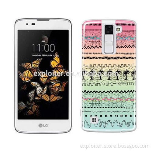 Ultra-thin soft plastic epoxy back case for LG K8 case